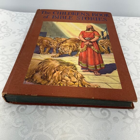 Vintage The Childrens Book Of Bible Stories Hardcover - Picture 2 of 9
